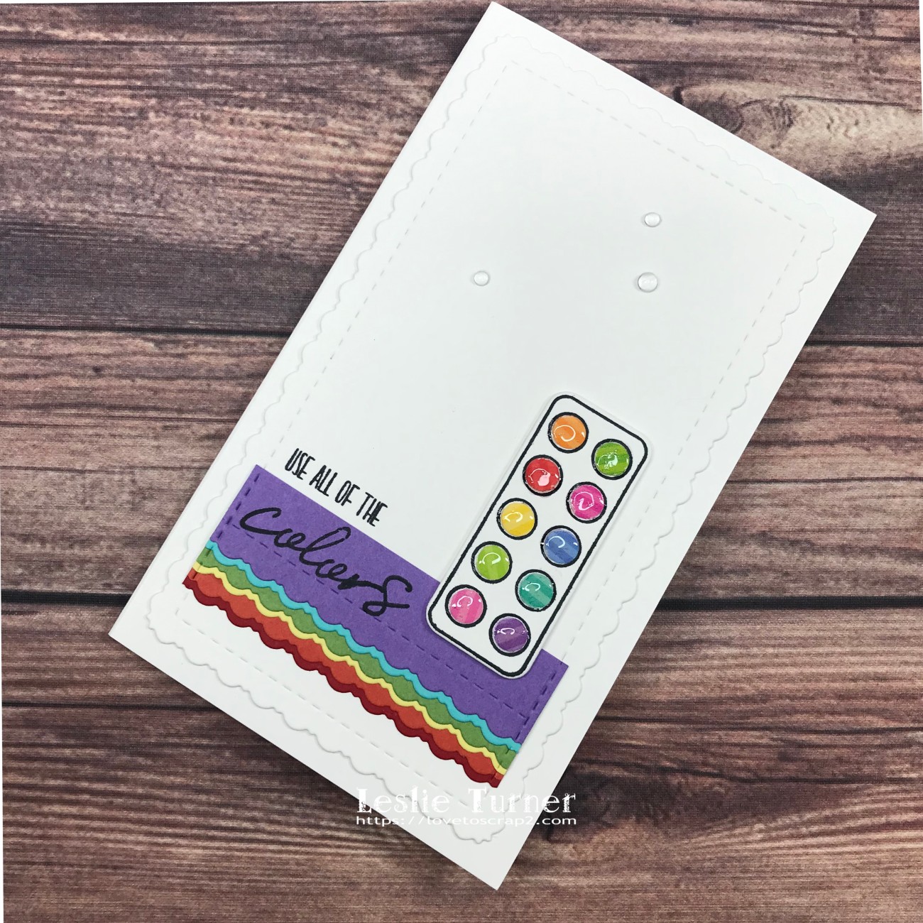 Colors Note Card – Love To Scrap 2